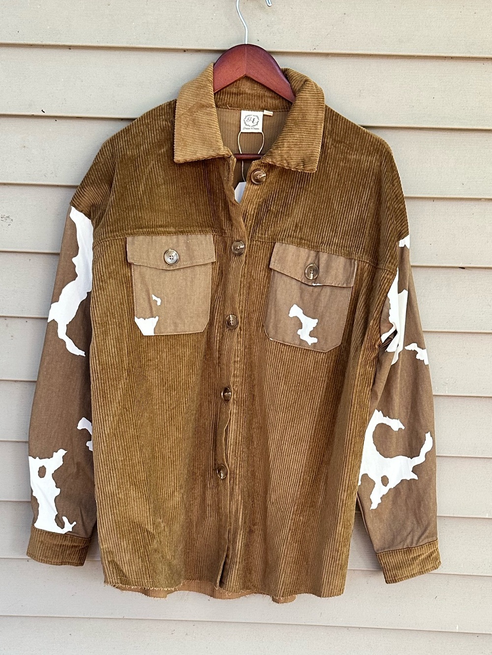 Grace & Emma western shirt corduroy women’s large
